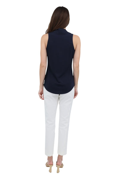 Miracle Stretch Side Zip Pants in Creme