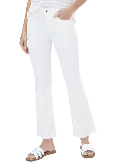 Shakira Slim Bootcut Jean in White