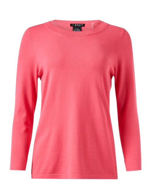 Button Slit Cuff Top in Blossom