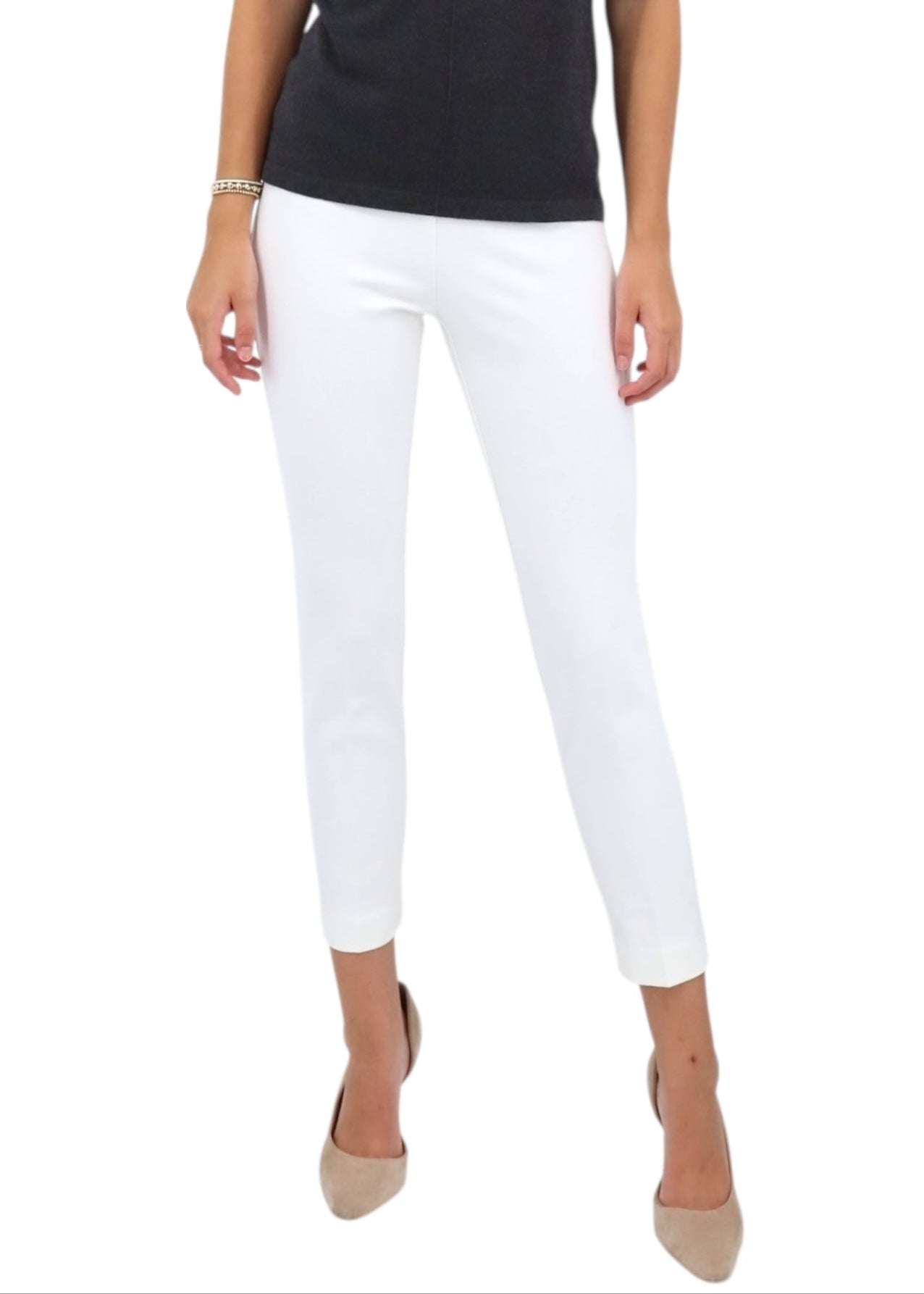 Classic Ankle Pant in Winter White