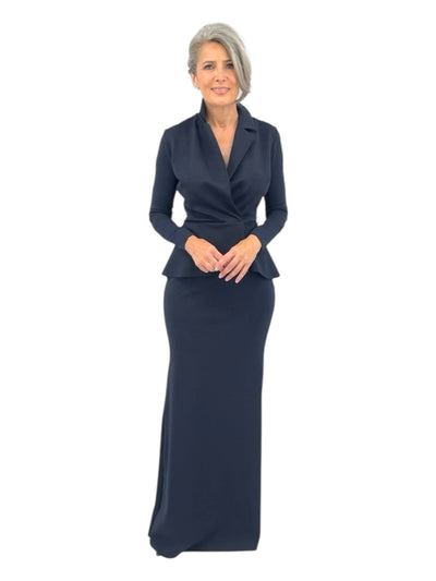 Thadira Sugar Long Gown in Midnight