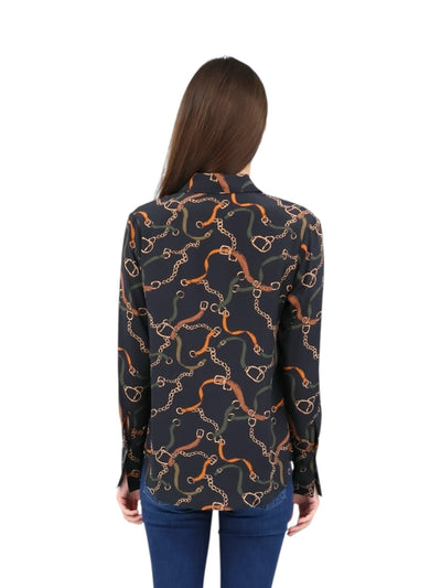 Daria French Cuff Blouse in Wellington