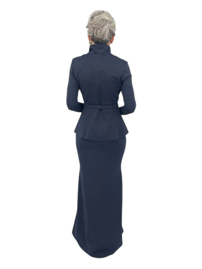 Thadira Sugar Long Gown in Midnight