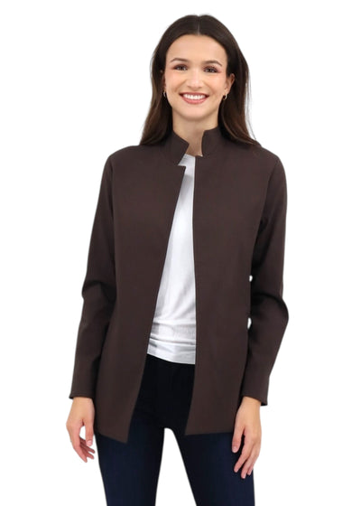 Ann Jacket Twill Tech in Mink