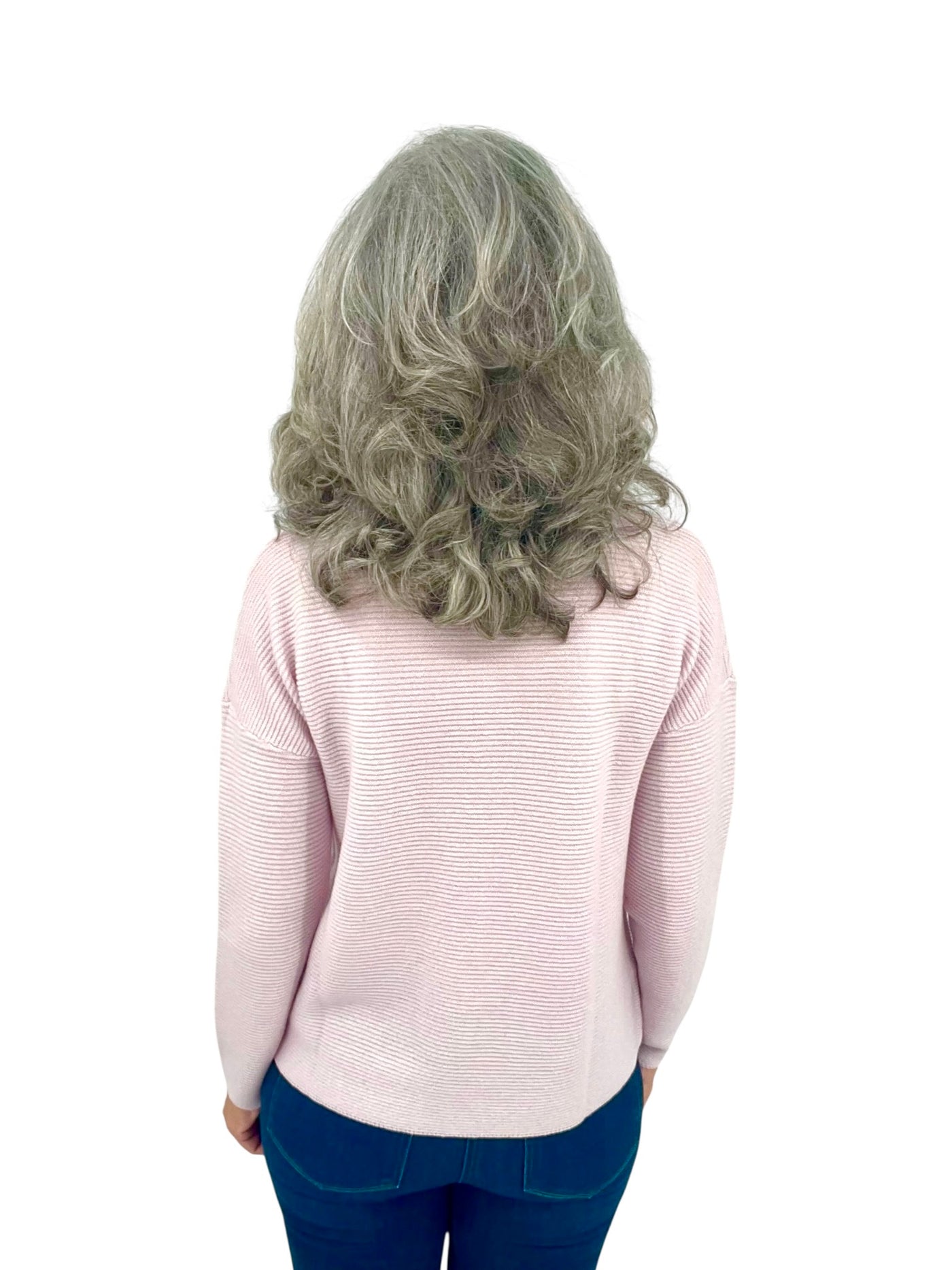 Textured Slouchy Funnel in Ballet