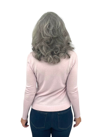 Cashmere Crewneck in Ballet
