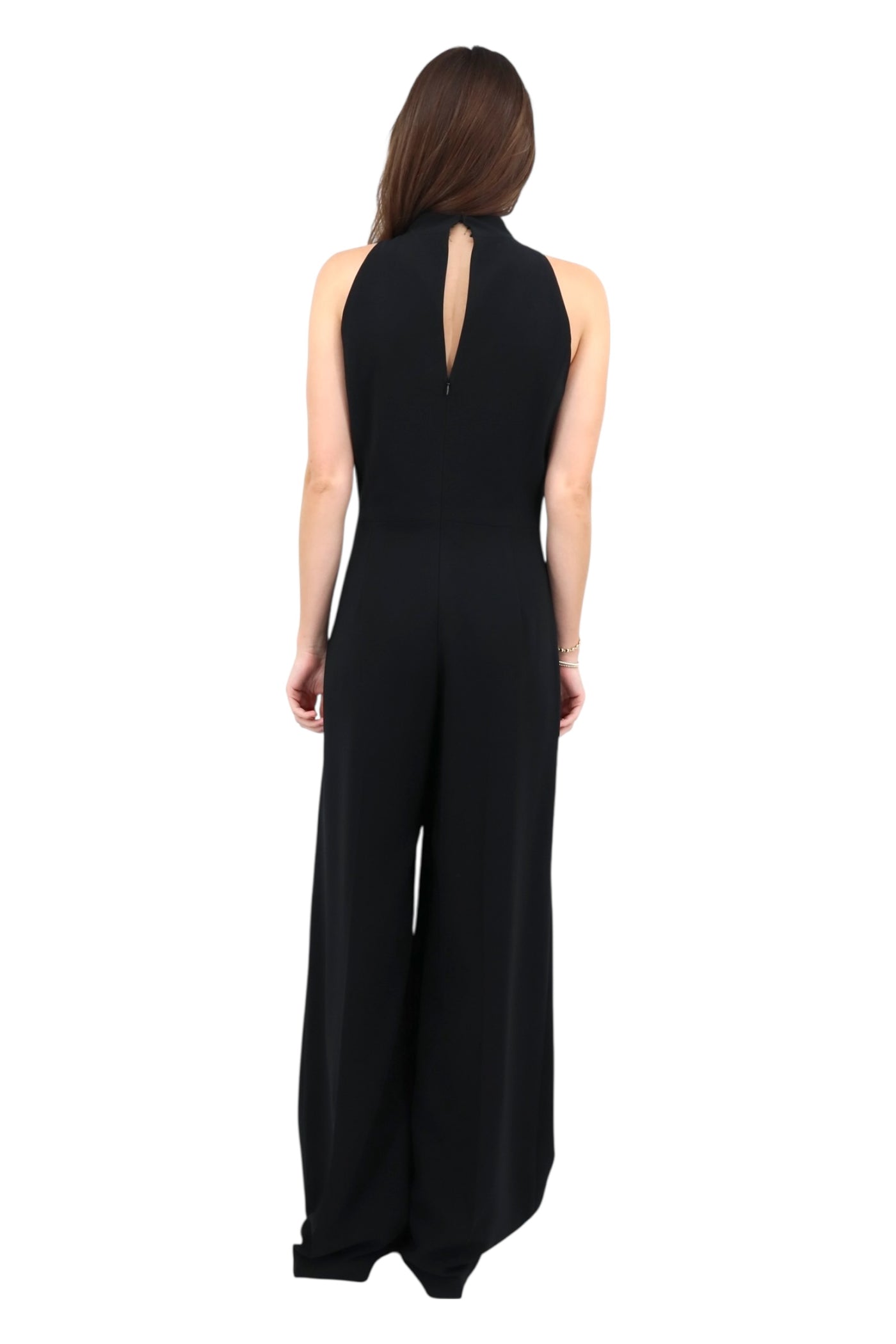 Halter Neck Jumpsuit in Black