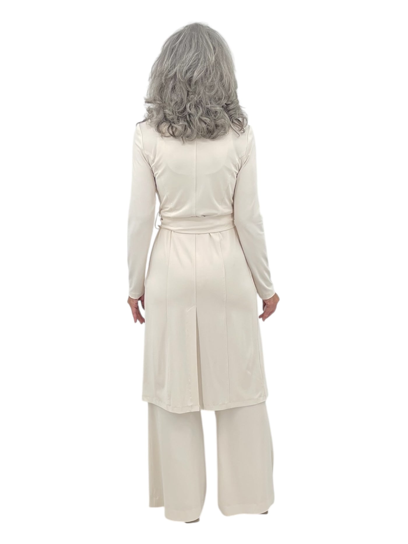 Wide Leg Pant in Bone