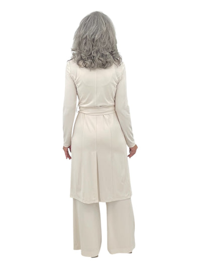 Wide Leg Pant in Bone