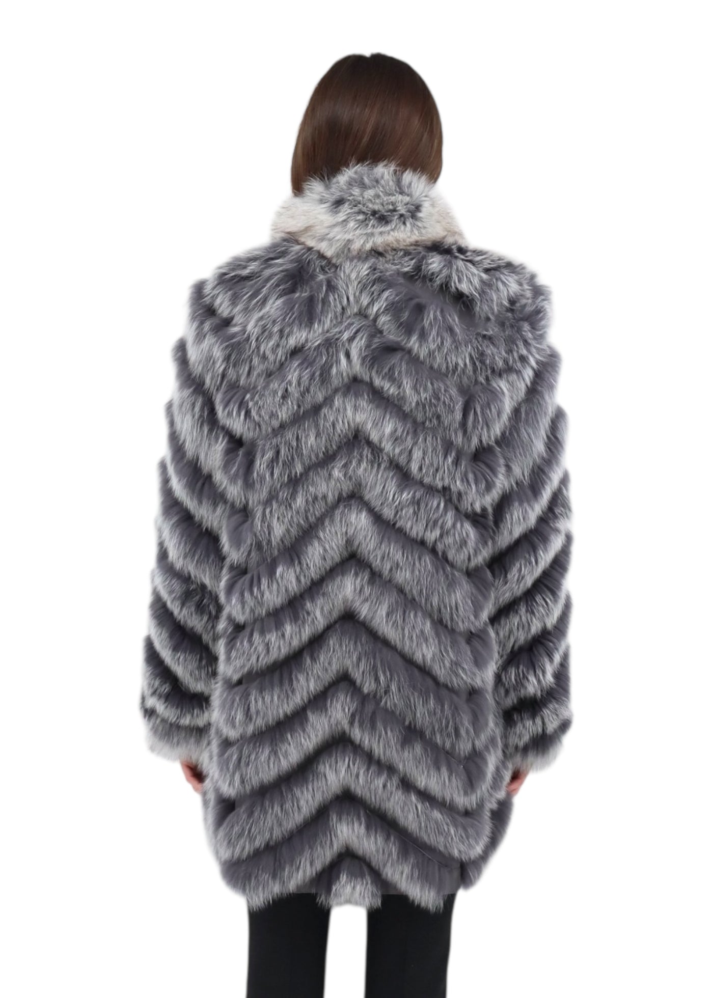 Audrey Reversible Travel Coat in Grey