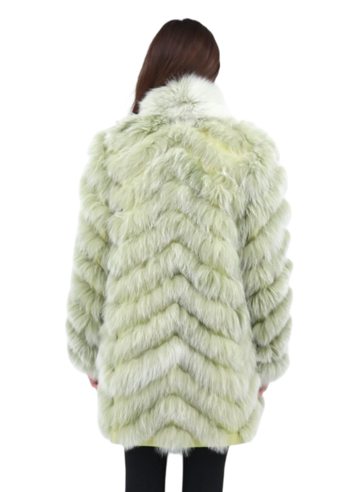 Audrey Reversible Travel Coat in Pistachio