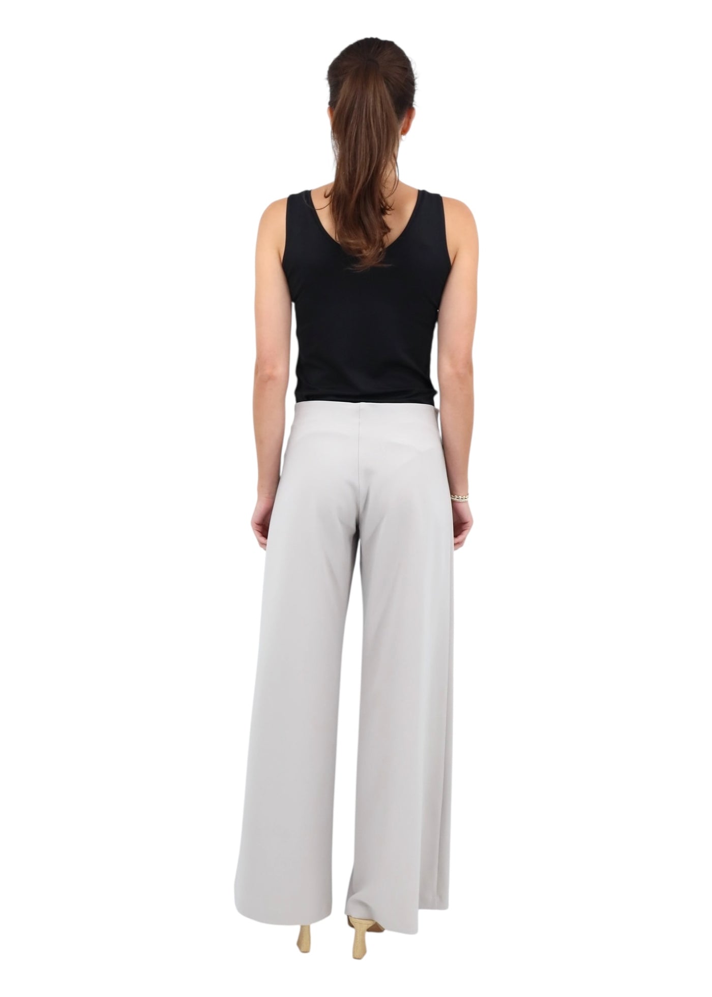 Jara Long Gaucho in Silver
