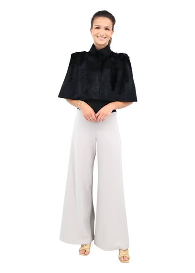Jara Long Gaucho in Silver