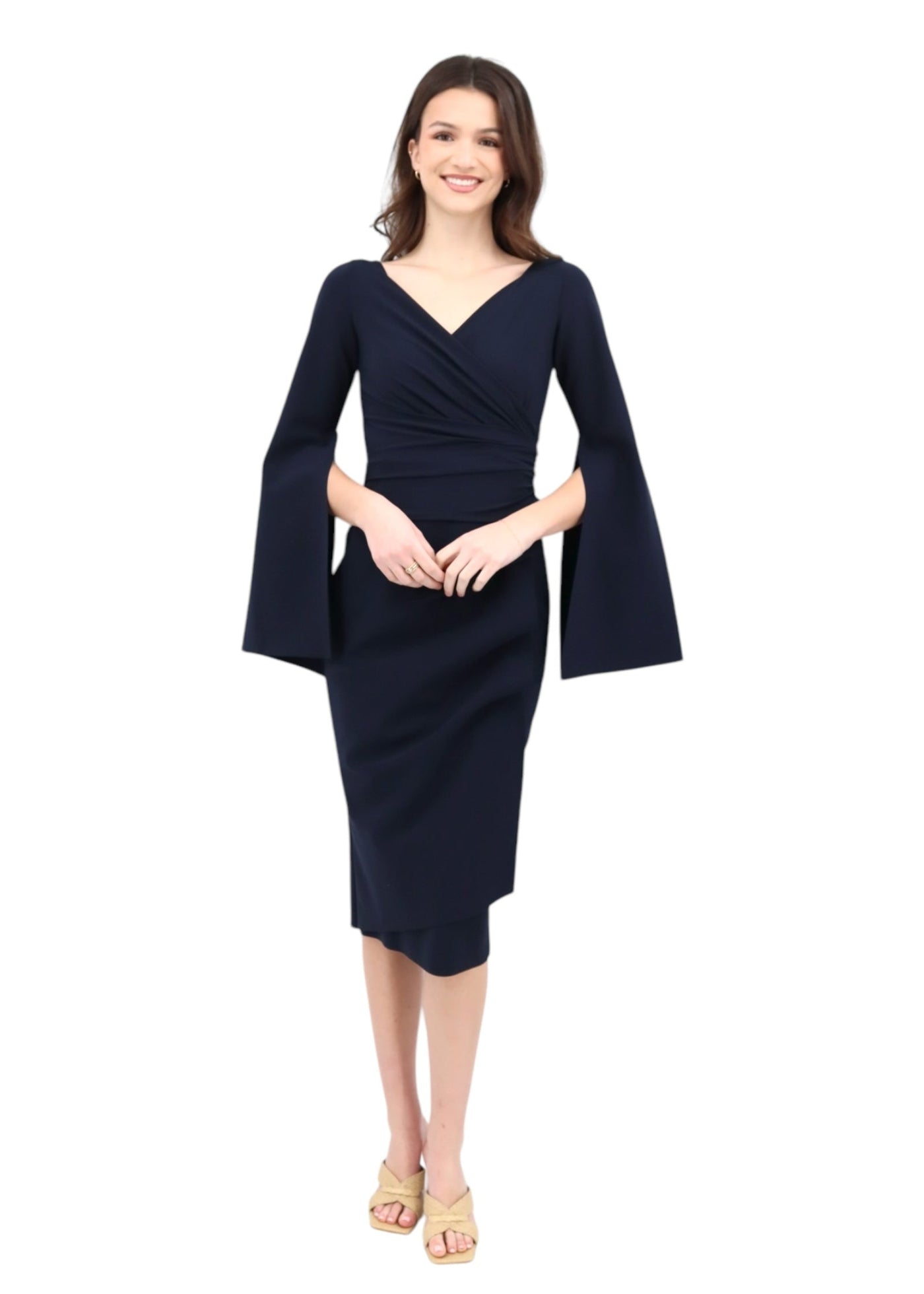 Isoshi Dress in Blu Notte