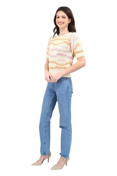 Knit Top in Cream