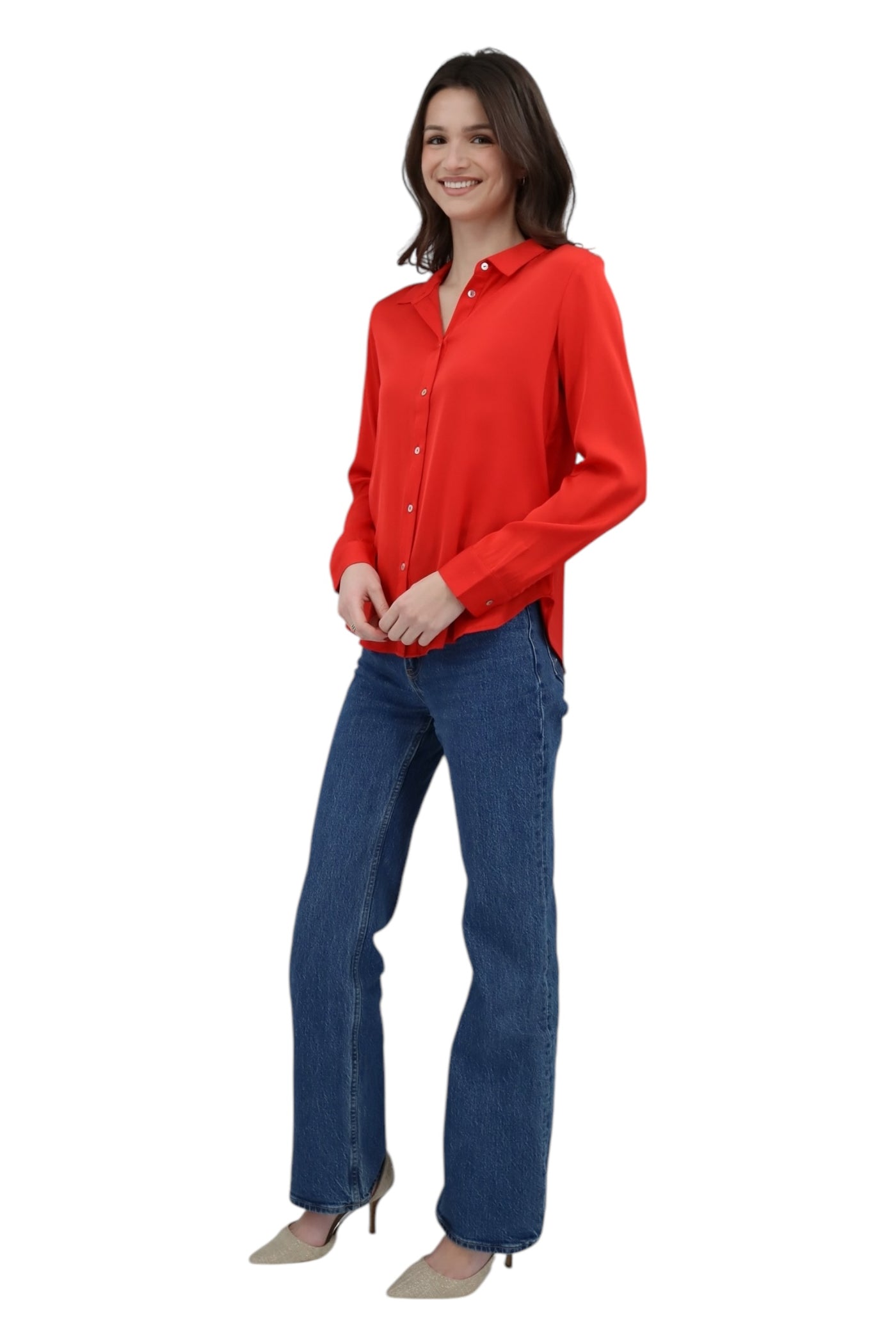 Monte Carlo Blouse in Scarlet