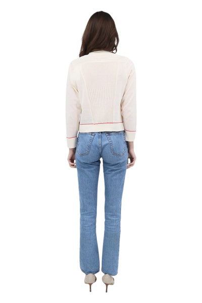 Short knitted jacket