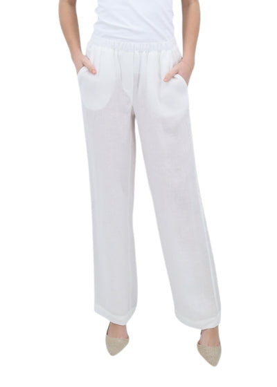 Linen Pant in Ivory