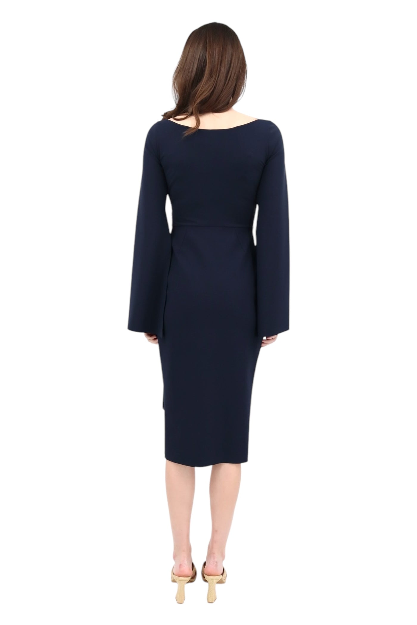 Isoshi Dress in Blu Notte