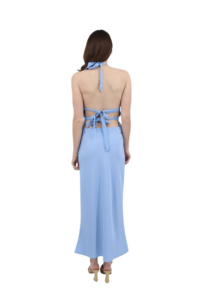 Bias Skirt in Periwinkle