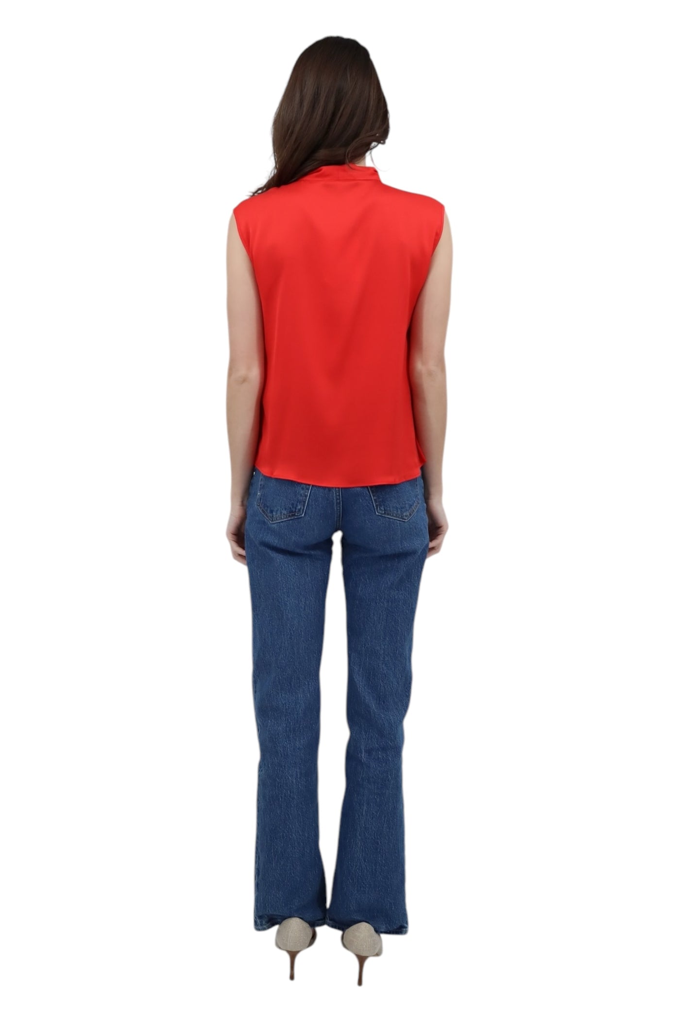 Sunset Top in Scarlet