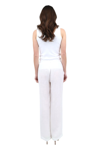 Linen Pant in Ivory