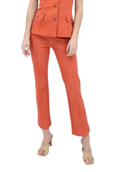 Nuccia Crop Pant in Orange