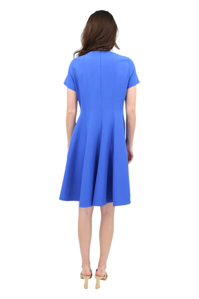 Gored Dress in Azure