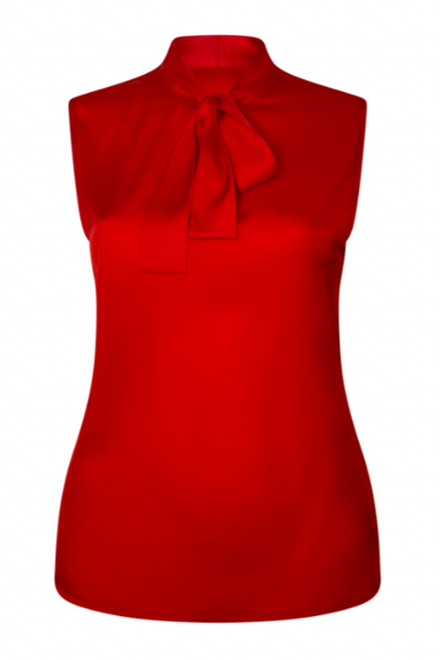 Sunset Top in Scarlet