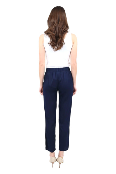 Frankfurt Fitted Pants in Navy