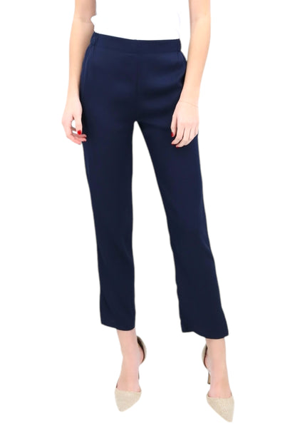 Frankfurt Fitted Pants in Navy