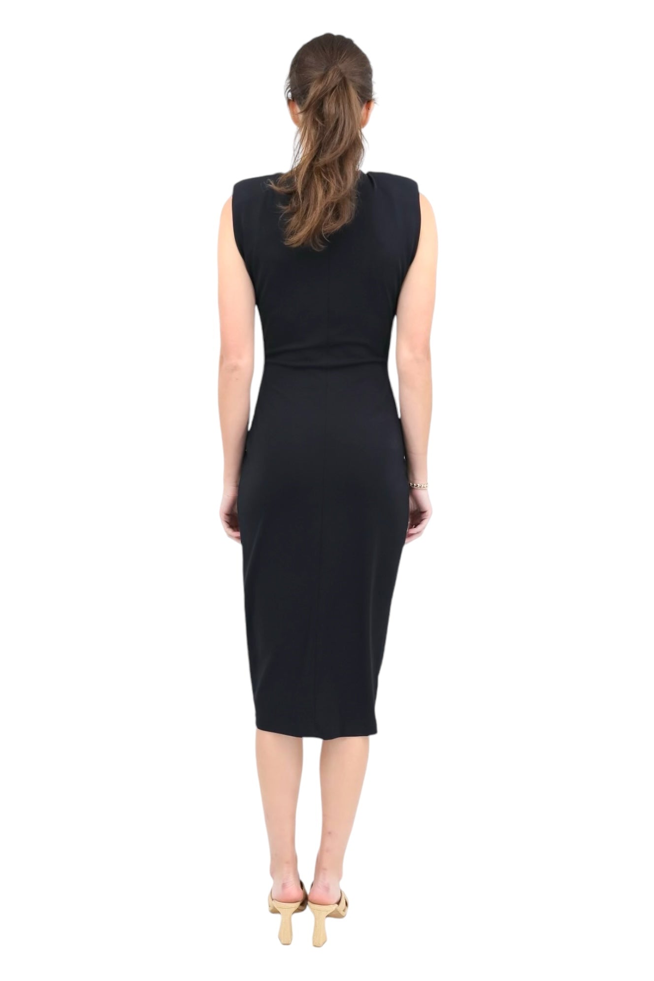 ワンピース maison celon sleeveless silhouette dress 2022 sleeveless jacquard dress @maison.celon