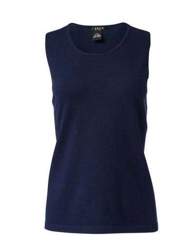 Sleeveless Shell in Navy