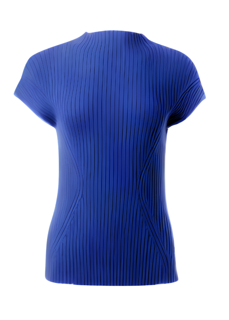 Cheminee Rib Top in Regal Blue