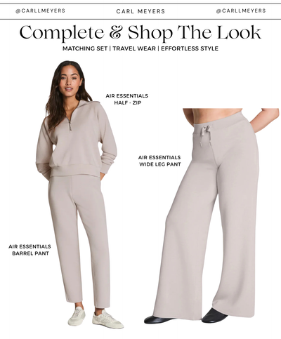 Air Essentials Wide Leg Pant in French Grey