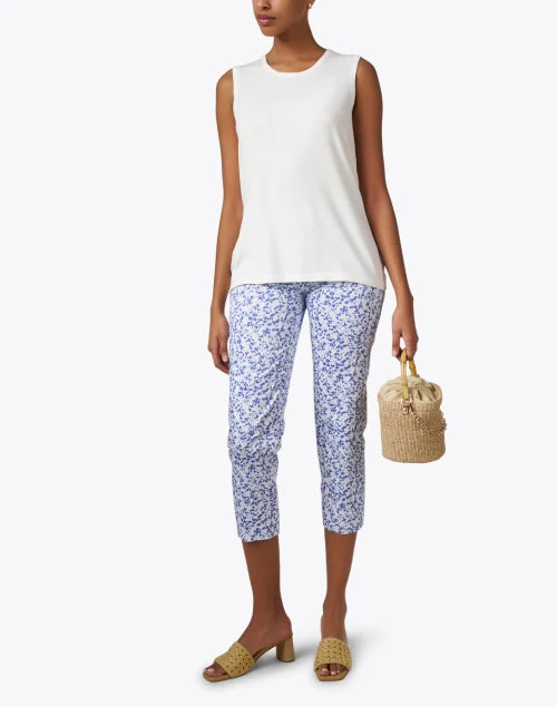 Sleeveless Shell in White