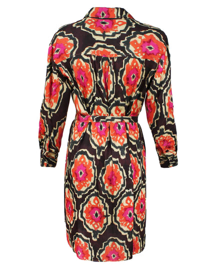 Carter Shirt Dress - Flame Medallion