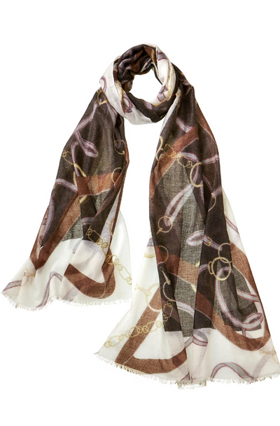 Cavallo Scarf in Espresso