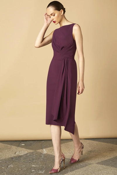 Cinthia Cascading Cocktail Dress