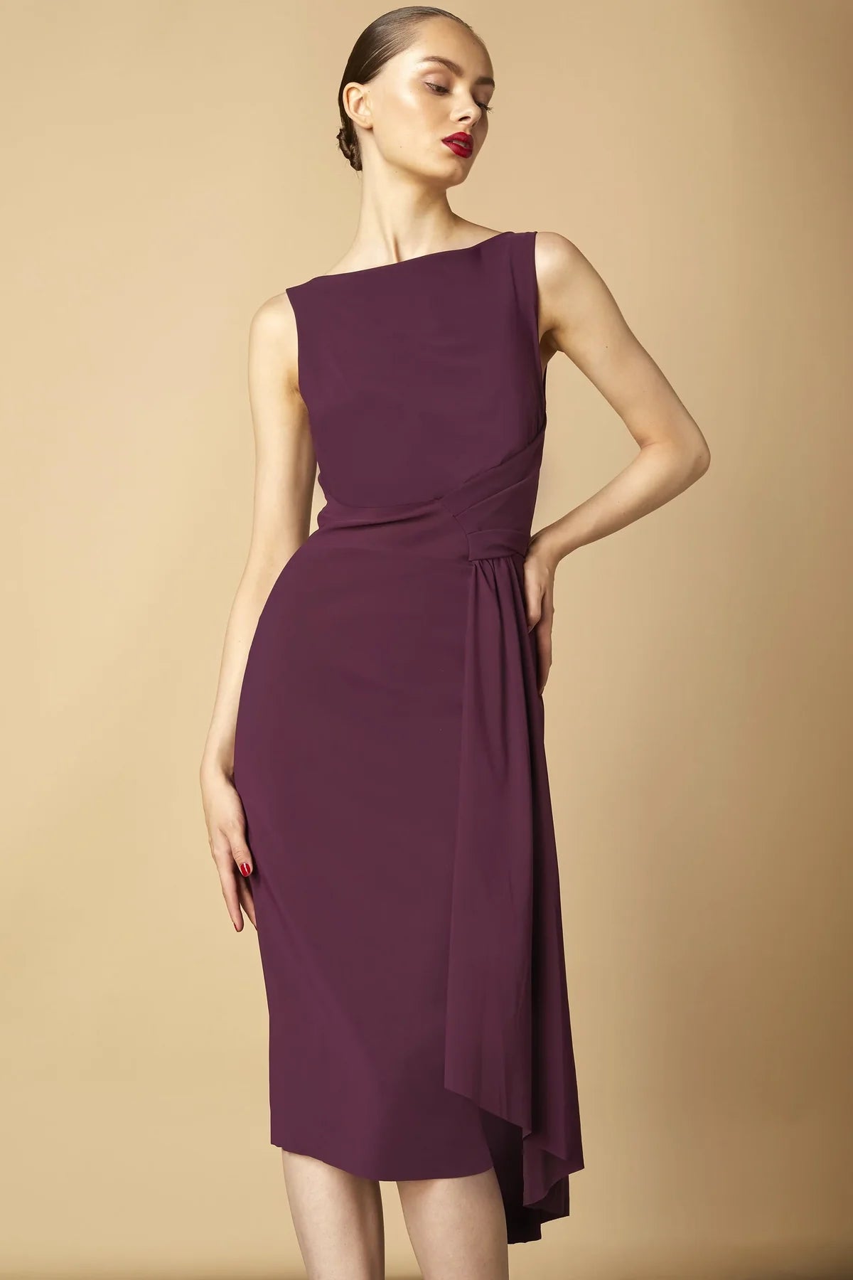 Cinthia Cascading Cocktail Dress