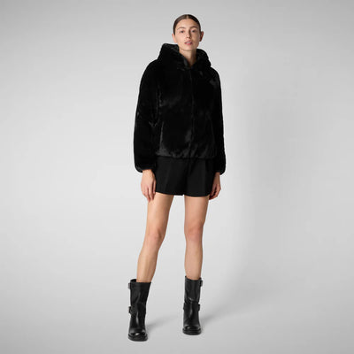 Reversible Laila Jacket in Black