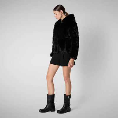 Reversible Laila Jacket in Black