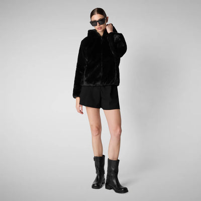 Reversible Laila Jacket in Black