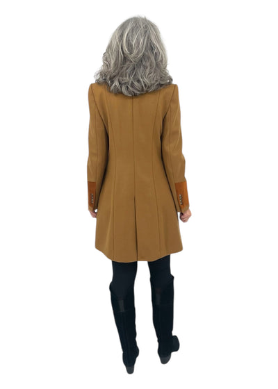 Oxford Wool Coat in Camel