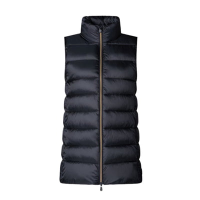 Quilted Gilet Coral Vest in Black