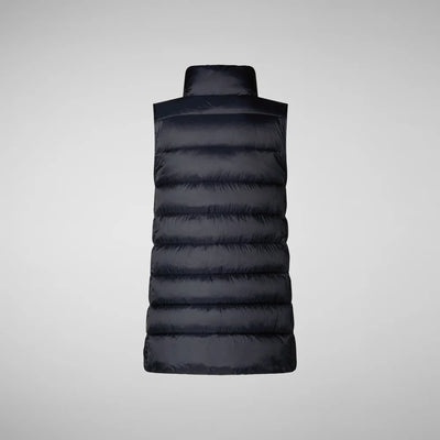 Quilted Gilet Coral Vest in Black