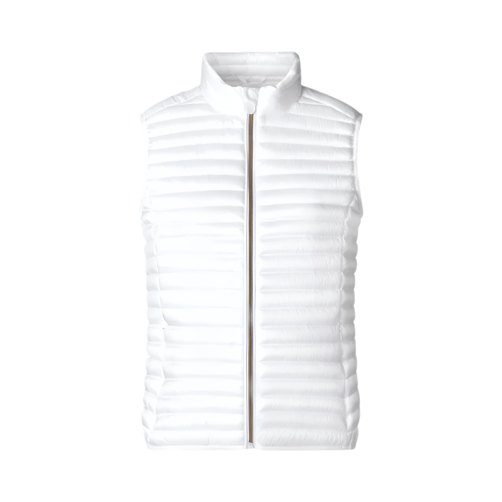 Arabella Puffer Vest in White