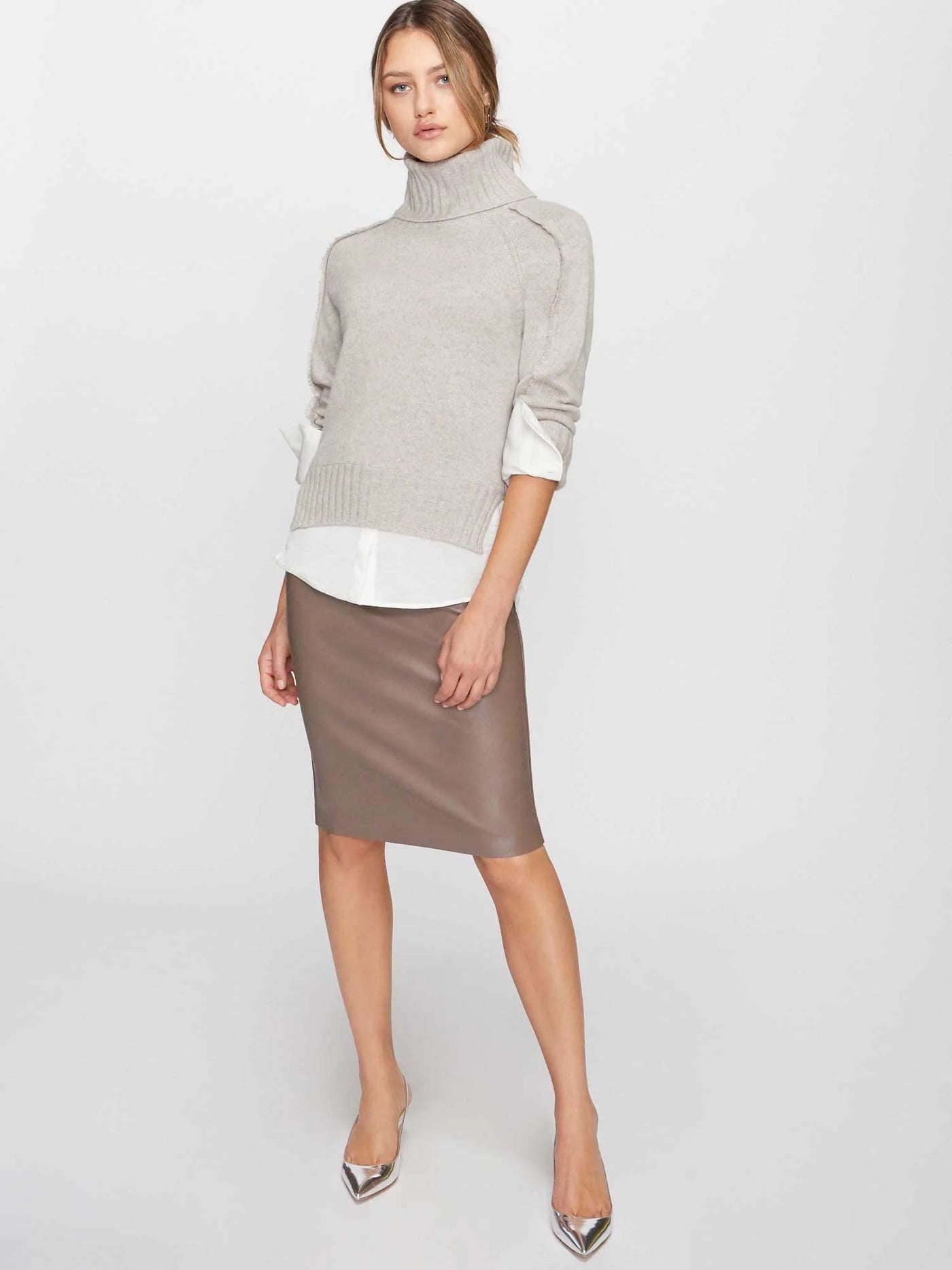 The Jolie Fringe Layered Looker - Light Chia