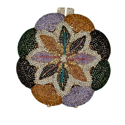 Flower Beaded Clutch