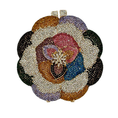 Flower Beaded Clutch